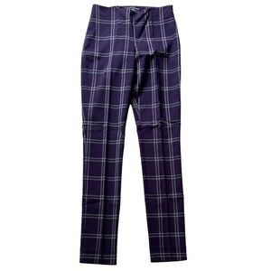 Le Chateau Purple Check Pants Size 00